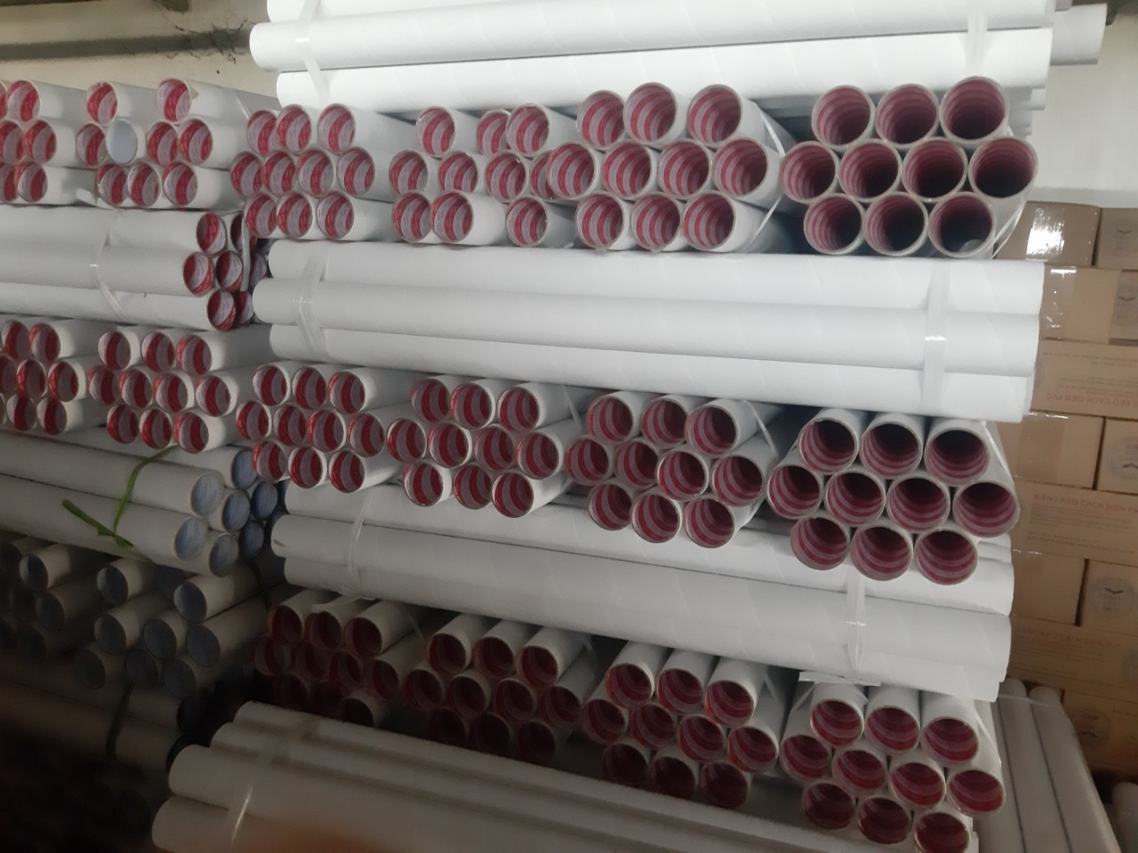 Công ty tân gia hoang sản xuất ống giấy